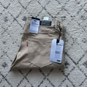 Levi's Slim Tech Pants in Beige
